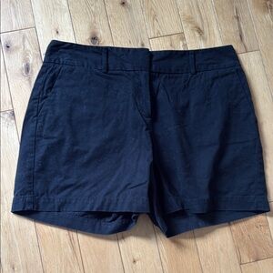 Ann Taylor Loft Black Chino Shorts, Size 10